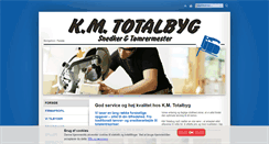 Desktop Screenshot of kmtotalbyg.dk