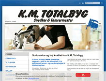 Tablet Screenshot of kmtotalbyg.dk